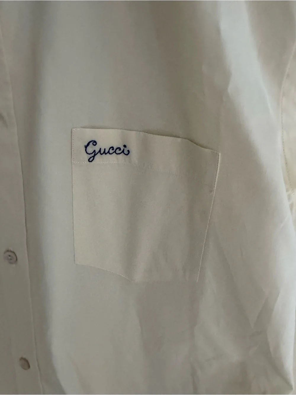 Gucci Men’s Yellow Button-Down Dress Shirt